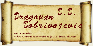 Dragovan Dobrivojević vizit kartica
